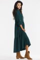 Sukienka A669 bottle green-4 10827  | 15556-Bottle green-XL