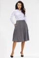 Spódnica A673 gray-3 10836  | 15560-Gray-L