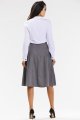 Spódnica A673 gray-5 10836  | 15560-Gray-L