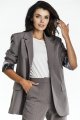 Żakiet A676 taupe-1 10852  | 15563-Taupe-L