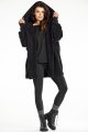 Płaszcz A681 black-3 10861  | 15568-Black-LXL