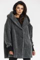 Płaszcz A681 gray-4 10862  | 15568-Gray-LXL