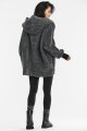 Płaszcz A681 gray-7 10862  | 15568-Gray-LXL