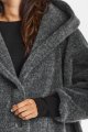 Płaszcz A681 gray-8 10862  | 15568-Gray-LXL