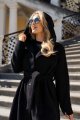 Płaszcz A682 black-1 10863  | 15569-Black-LXL