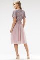 Sukienka cekinowa A689 pink-4 10879  | 16146-Pink-L
