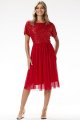 Sukienka cekinowa A689 red-2 10880  | 16146-Red-L
