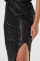 Spódnica cekinowa A692 black-4 10888  | 16149-Black-L