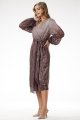 Sukienka cekinowa A702 brown-2 10919  | 16159-Brown-L