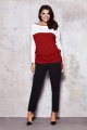 Sweter M015 claret-2 10935  | 338-Claret-S