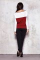 Sweter M015 claret-3 10935  | 338-Claret-S