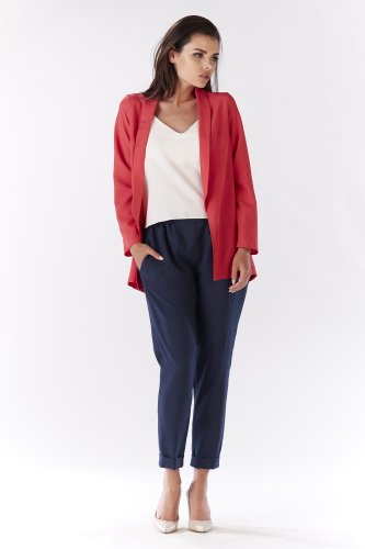 Żakiet o luźnym kroju Fuksja 