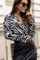 Wiskozowa koszula Ribs w zeberkę-5 11026  | 1321-S/M