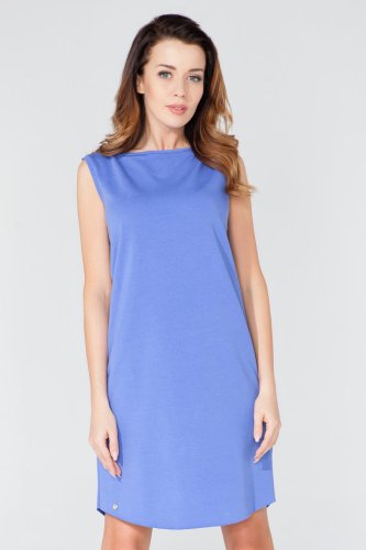 Elegancka Sukienka Niebieska T118