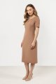 Sukienka A706 cappuccino-2 11229  | 16360-Cappuccino-L