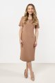 Sukienka A706 cappuccino-1 11229  | 16360-Cappuccino-M