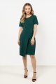 Sukienka A710 bottle green-2 11241  | 16383-Bottle green-L