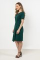Sukienka A710 bottle green-3 11241  | 16383-Bottle green-L