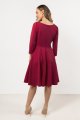 Sukienka A707 claret-3 11243  | 16417-Claret-L