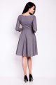 Sukienka A707 gray-3 11244  | 16417-Gray-L