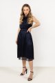 Sukienka A711 navy-1 11247  | 16418-Navy-LXL