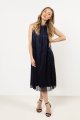 Sukienka A711 navy-3 11247  | 16418-Navy-LXL