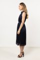 Sukienka A711 navy-4 11247  | 16418-Navy-LXL