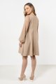 Sukienka A712 beige-3 11248  | 16419-Beige-L