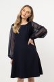 Sukienka A712 navy-1 11249  | 16419-Navy-L