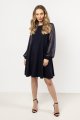 Sukienka A712 navy-2 11249  | 16419-Navy-L