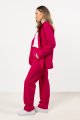 Spodnie A713 fuchsia-2 11252  | 16420-Fuchsia-L