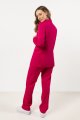 Spodnie A713 fuchsia-3 11252  | 16420-Fuchsia-L