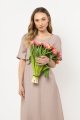 Sukienka A716 kaszmirowy-1 11262  | 16466-Kaszmirowy-L