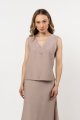 Bluzka A718 kaszmirowy-1 11268  | 16508-Kaszmirowy-L