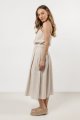 Spódnica A723 beige-2 11279  | 16561-Beige-L