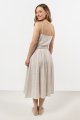 Spódnica A723 beige-3 11279  | 16561-Beige-L
