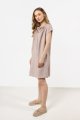 Sukienka A731 kaszmirowy-2 11301  | 16672-Kaszmirowy-L