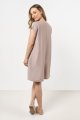 Sukienka A731 kaszmirowy-3 11301  | 16672-Kaszmirowy-L