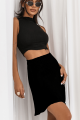 Czarna mini spódnica LISSE-1 11364  | 1477-S