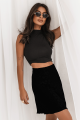 Czarna mini spódnica LISSE-2 11364  | 1477-S
