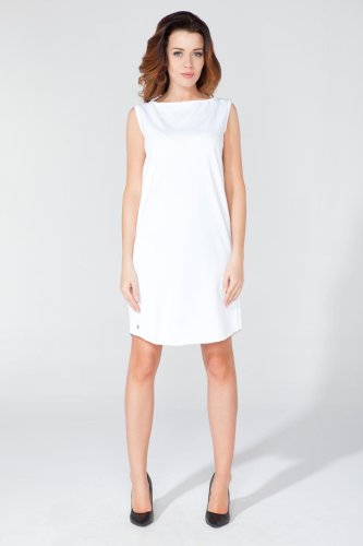 Elegancka Sukienka Biała T118