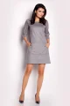Sukienka A153 gray-2 11558  | 102-Gray-S