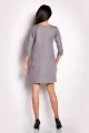 Sukienka A153 gray-3 11558  | 102-Gray-S