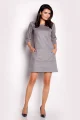 Sukienka A153 gray-1 11558  | 102-Gray-L