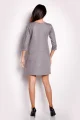 Sukienka A153 gray-3 11558  | 102-Gray-L