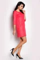 Sukienka A153 pink-1 11560  | 102-Pink-S