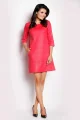 Sukienka A153 pink-2 11560  | 102-Pink-S