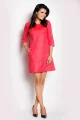 Sukienka A153 pink-1 11560  | 102-Pink-XL