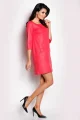 Sukienka A153 pink-2 11560  | 102-Pink-XL