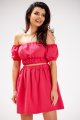 Bluzka M308 fuchsia-1 11578  | 16719-Fuchsia-SM